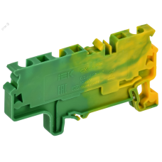 ARMAFIX Клемма пружинная CX4-3 PE 4мм2 трехконтактная заземляющая IEK