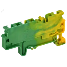 ARMAFIX Клемма пружинная CX4-3 PE 4мм2 трехконтактная заземляющая IEK