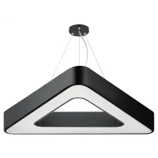Светильник LED ЭРА Geometria SPO-153-B-40K-030 Delta 30Вт 4000К 2100Лм IP40 600*80 черный подвесной драйвер внутри