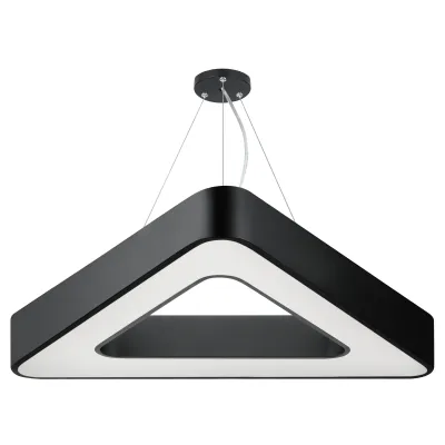 Светильник LED ЭРА Geometria SPO-153-B-40K-030 Delta 30Вт 4000К 2100Лм IP40 600*80 черный подвесной драйвер внутри