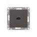 Механизм розетки HDMI  мокко Эпика EKF