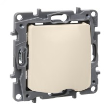 Вывод кабеля с зажимом для кабеля слоновая кость ETIKA