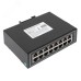 Коммутатор промышленный неуправляемый U-16T, 16 портов 10/100Base-T(X) RJ45, монтаж на динрейку TSX EKF