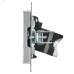 BRITE Розетка компьютерная двойная RJ45 кат.6 РК11-2-БрГН металл хром/никель IEK