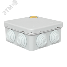 Коробка уравнивания потенциалов КУП-030-031 с крышкой наружная (85х85х40) для прямого монтажа 8 мембр. вводов серая IP55 EKF