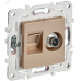 SKANDY Розетка двойная TV+RJ45 кат.6E SK-A15Sa песочный IEK