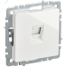 BRITE Розетка компьютерная RJ45 кат.5E РК10-БрБ белый