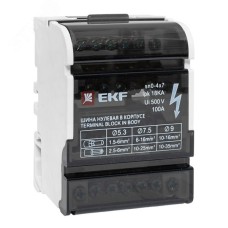 Шина нулевая в корпусе 4х7 EKF