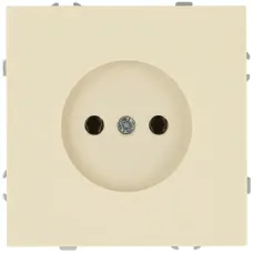 Розетка скрытого монтажа в рамку без заземления 2P 16А-250В IP20 слоновая кость 15-2106-02 Galaxy