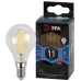 Лампочка светодиодная ЭРА F-LED P45-11W-840-E14 Е14 / Е14 11Вт филамент шар нейтральный белый свет Лампочка светодиодная ЭРА F-LED P45-11W-840-E14 Е14 / Е14 11Вт филамент шар нейтральный белый свет