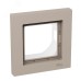 Рамка 1-местная IP44  крем.  пластик Эпика EKF