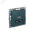 ATLASDESIGN USB розетка тип-С 65Вт высокоскор.заряд. QC, PD, механизм, изумруд ATLASDESIGN USB розетка тип-С 65Вт высокоскор.заряд. QC, PD, механизм, изумруд