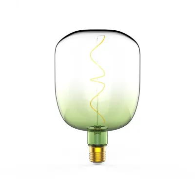 Лампа Gauss Filament V140 5W 200lm 1800К Е27 green-clear flexible LED 1/6