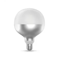 Лампа Gauss Filament G125 9W 890lm 4100К Е27 mirror-milky LED 1/10