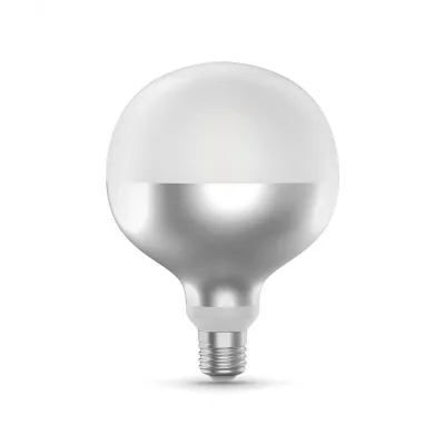 Лампа Gauss Filament G125 9W 890lm 4100К Е27 mirror-milky LED 1/10