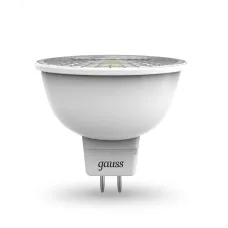 Лампа Gauss MR16 5W 500lm 3000K GU5.3 LED 1/10/100