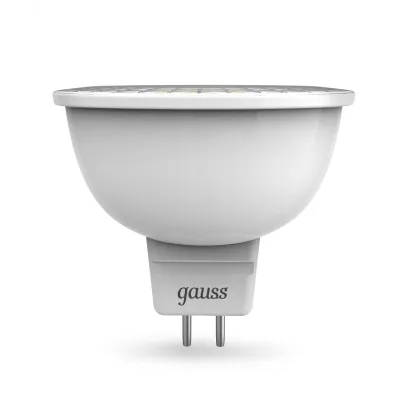 Лампа Gauss MR16 5W 530lm 4100K GU5.3 диммируемая LED 1/10/100