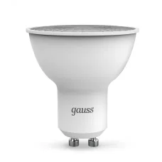 Лампа Gauss MR16 5W 530lm 4100K GU10 диммируемая LED 1/10/100