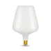 Лампа Gauss Filament V160 9W 890lm 4100К Е27 milky LED 1/6