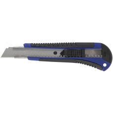 Нож технический пластиковый обрезиненный 18 мм