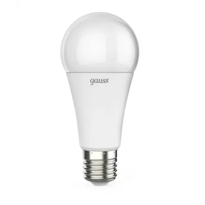 Лампа Gauss A60 16W 1520lm 4100K E27 LED 1/10/50