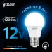 Лампа Gauss A60 12W 1200lm 6500K E27 LED 1/10/50