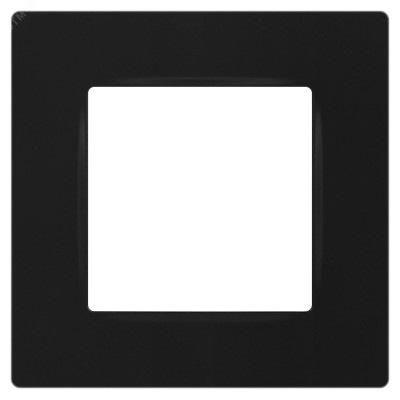 Рамка для розеток и выключателей ЭРА Серия 12 12-5201-05 на 1 пост, Классик, антрацит