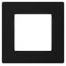 Рамка для розеток и выключателей ЭРА Серия 12 12-5201-05 на 1 пост, Классик, антрацит