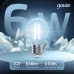 Лампа Gauss Filament А60 6W 630lm 4100К Е27 LED 1/10/40