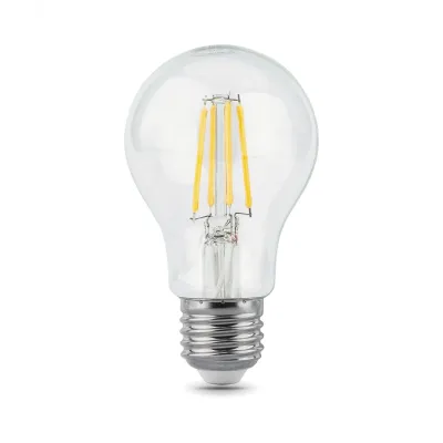 Лампа Gauss Filament А60 10W 970lm 4100К Е27 LED 1/10/40