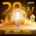 Лампа Gauss Filament А60 20W 1800lm 2700К Е27 LED 1/10/40