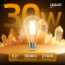 Лампа Gauss Filament А70 30W 3000lm 2700К Е27 LED 1/10/40