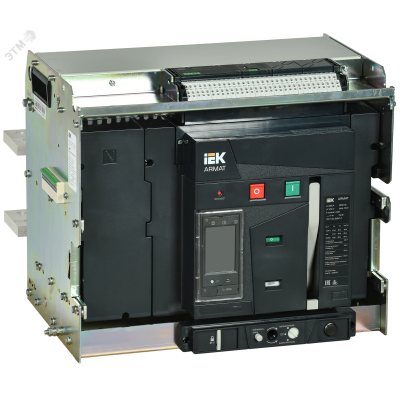 Выключатель автоматический воздушный ARMAT выдвижного исполнения 4P F 85кА 4000А расцепитель TT с комплектом аксессуаров 220В: мотор привод катушк