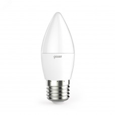 Лампа Gauss Свеча 6.5W 550lm 4100К E27 LED 1/10/100