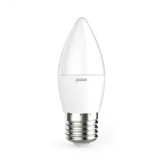 Лампа Gauss Свеча 6.5W 550lm 4100К E27 LED 1/10/100