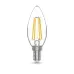 Лампа Gauss Basic Filament Свеча 5,5W 530lm 4100К Е14 LED (3 лампы в упаковке) 1/20