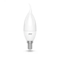 Лампа Gauss Basic Свеча на ветру 5,5W 400lm 3000K E14 LED 1/10/50