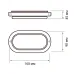 PBH - PC2-OA  8W  4000K WHITE IP65 Jazzway