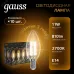 Лампа Gauss Filament Свеча 11W 810lm 2700К Е14 LED 1/10/50