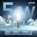 Лампа Gauss Filament Свеча 5W 450lm 4100К Е14 LED 1/10/50