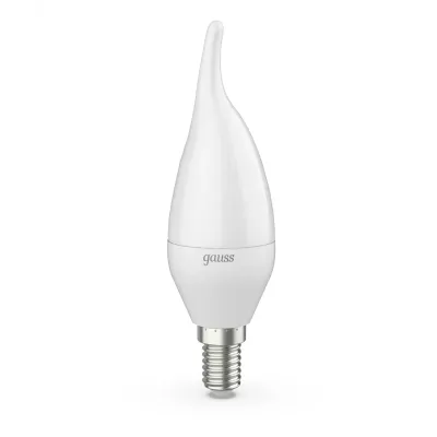 Лампа Gauss Свеча на ветру 9.5W 890lm 3000K E14 LED 1/10/50