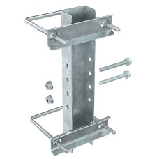 Крепление к опорам ограждающим 40-62 мм для 1-консоли HDZ