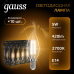 Лампа Gauss Filament Свеча на ветру 5W 420lm 2700К Е14 LED 1/10/50