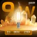 Лампа Gauss Filament Свеча на ветру 9W 680lm 2700К Е14 LED 1/10/50