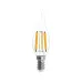 Лампа Gauss Filament Свеча на ветру 13W 1100lm 2700К Е14 LED 1/10/50