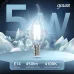 Лампа Gauss Filament Свеча на ветру 5W 450lm 4100К Е14 LED 1/10/50