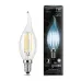 Лампа Gauss Filament Свеча на ветру 7W 580lm 4100К Е14 LED 1/10/50