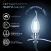 Лампа Gauss Filament Свеча на ветру 9W 710lm 4100К Е14 LED 1/10/50