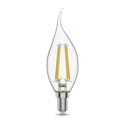 Лампа Gauss Filament Свеча на ветру 11W 830lm 4100К Е14 LED 1/10/50