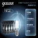 Лампа Gauss Filament Свеча на ветру 13W 1150lm 4100К Е14 LED 1/10/50